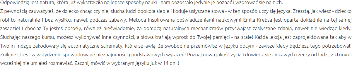Efektywny Kurs Językowy Efektywna Metoda Nauki Biała Podlaska